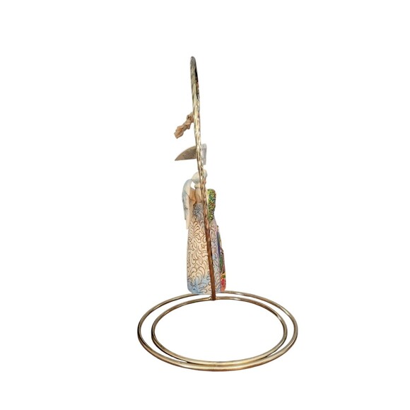 Jim Shore 2007 Christmas Nativity Hanging Ornament Winter Angel With Hanger - Picture 7 of 8